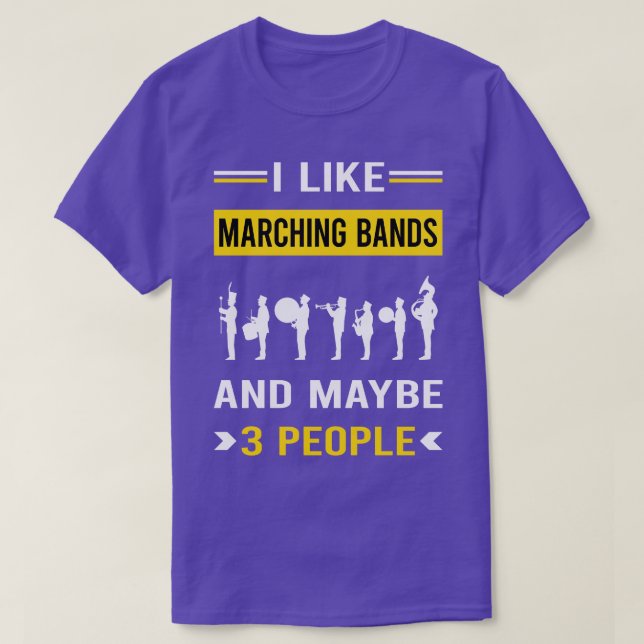 3 People Marching Band T Shirt (Design framsida)