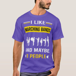 3 People Marching Band T Shirt