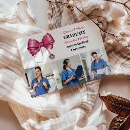 3 Photo Bow Stethoscope Sjuksköterskeskola Student Meddelande