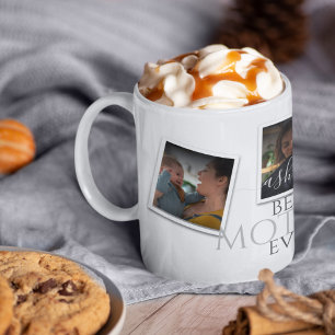 3 Photo Collage Mamma Familj, parlamentsledamot Mo Kaffemugg