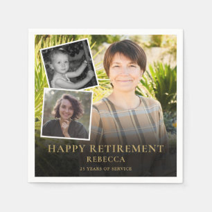 3 Photo Collage Pension Party Pappersservett