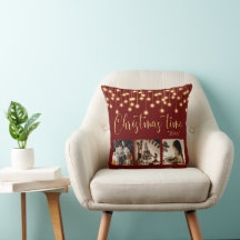 3 Photo Collage Rustic String Ljus