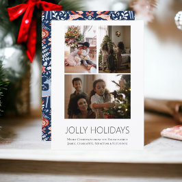 3 Photo Jolly Helgdagars Scandinavian jul Julkort