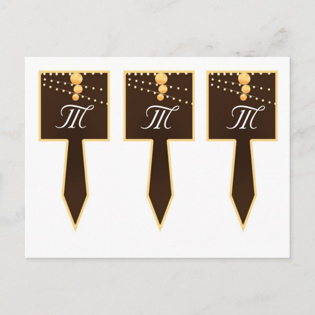 3 Plockor av kummel i Kopp Pappra lanternor på bru Vykort (Framsida)