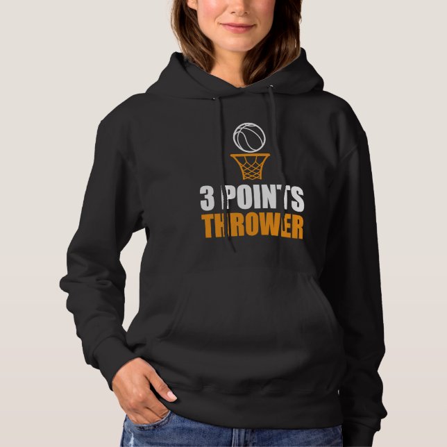 3 Points Thrower I Basketball T Shirt (Framsida)