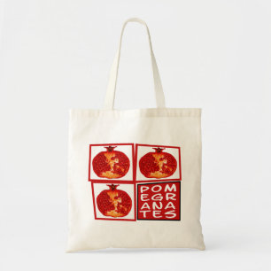 3 Pomegranatfrukter Tygkasse