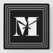 3 ram monogram | Svart & Vit