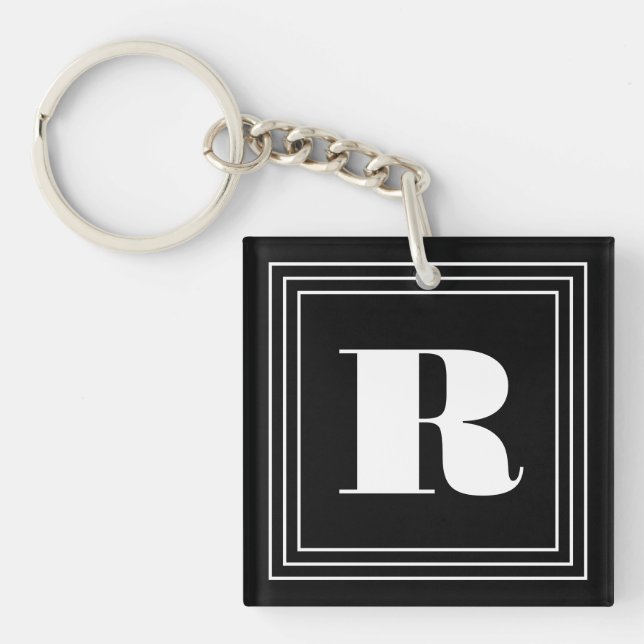 3 Ram Monogram | Svartvitt (Framsidan)