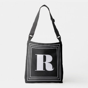 3 Ram Monogram Svartvitt Axelväska