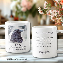 3. Raven 2026 Year of Change Powerful Intention Kaffemugg