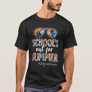 3 Rd Klass Lärare School out Duty Sunglasses Summe T Shirt