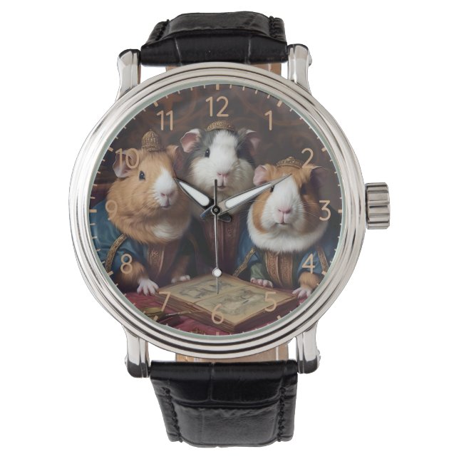 3 Renaissance Guinea Grisar Armbandsur (Framsida)