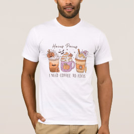 3 Retro Halloween-kaffe, Hocus pocus Frappuccino T Shirt