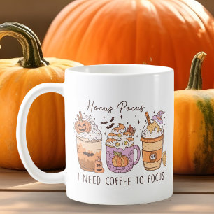3 Retro Halloween-kaffe, Hocus pocus Frapuccino Kaffemugg