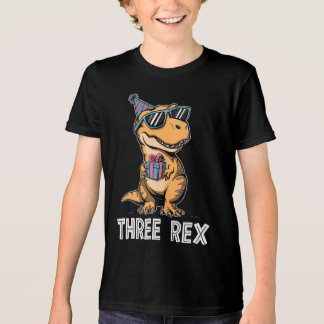 3 Rex Dinosaur 3:e födelsedagstjukstjejen 3 Rex T Shirt