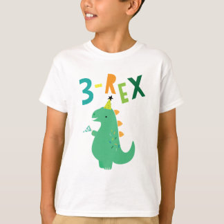 3-Rex födelsedagsfärd T Shirt