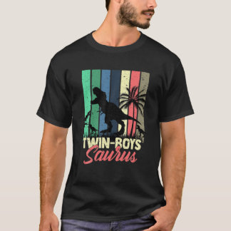 3 Rex Twin Boys Saurus Family Dinosaur Twin Boyssa T Shirt