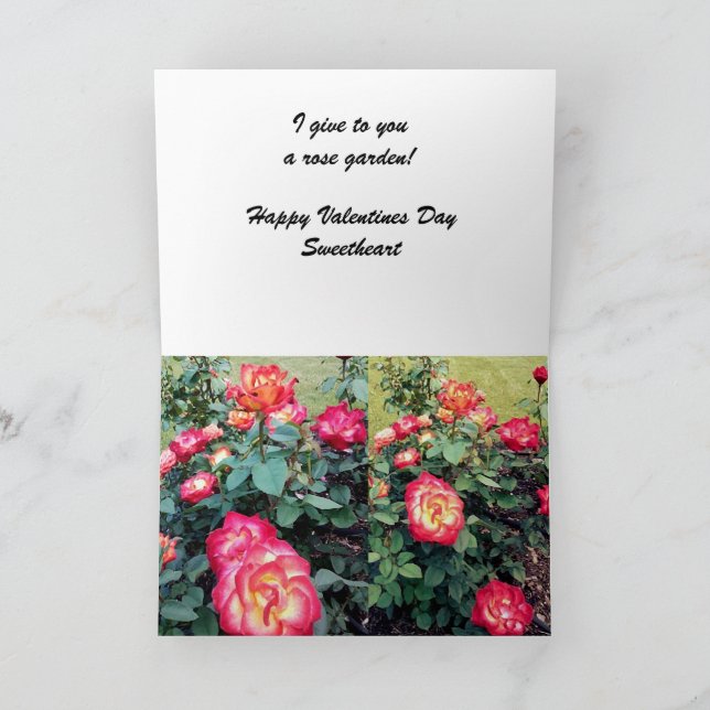 3 RO ELAK I KÄRLEK DU VALENTINE-Kort Helgkort (Inuti)