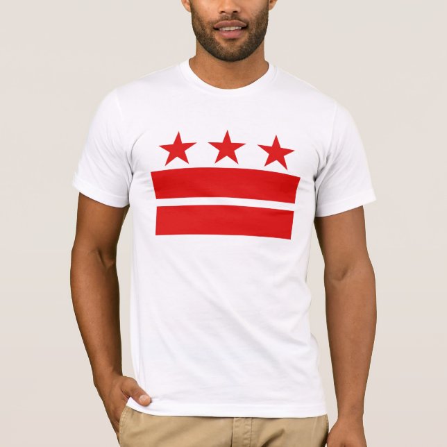 3 röda stjärnor 2 röda pubar t-shirt (Framsida)