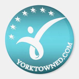 3" rundamagnet - Yorktown utbildning Magnet