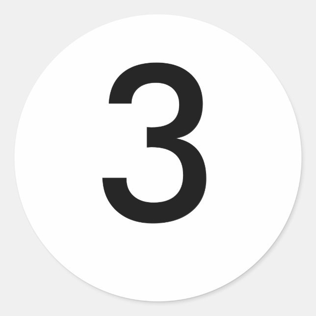 3 RUNT KLISTERMÄRKE (Framsida)