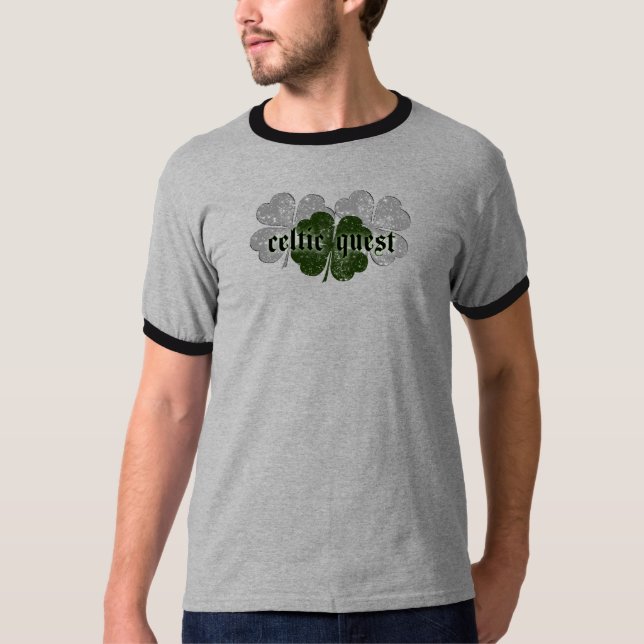 3 Shamrockmanar T-tröja för Ringer T-shirt (Framsida)
