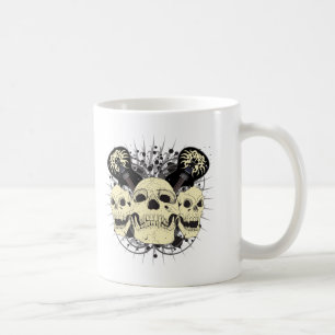 3 skallegitarrer kaffemugg