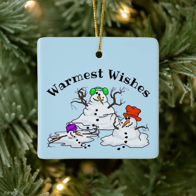 3 Smälter Snögubbar Jul Ornament (Träd)