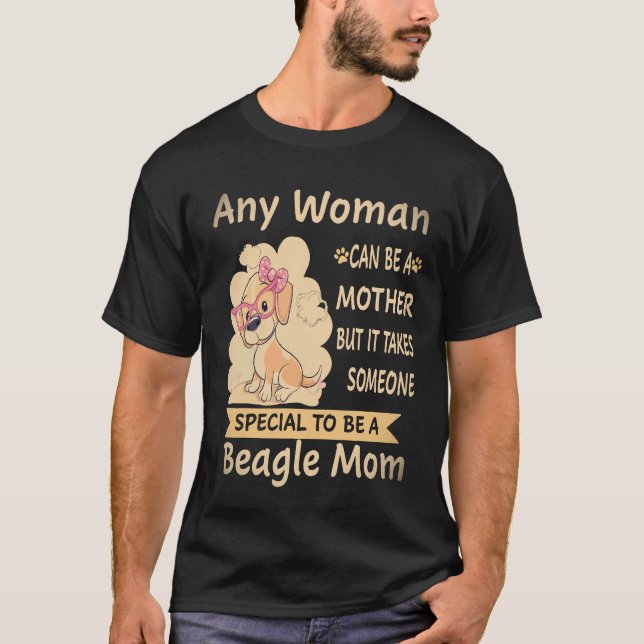 3 Speciellt att vara en Beagle-mamma Beagle T Shirt (Framsida)