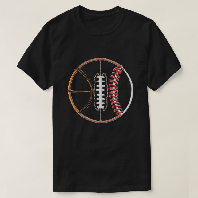 3 Sport Boll T-Shirt (Design framsida)