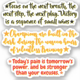 3 Sports Quotes for Athletes | Inspirational  Klistermärken
