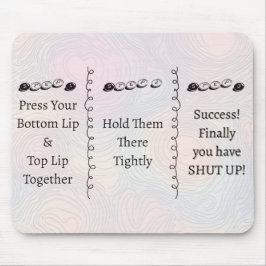 3 steps to Shut Up Funny Custom Text Musmatta
