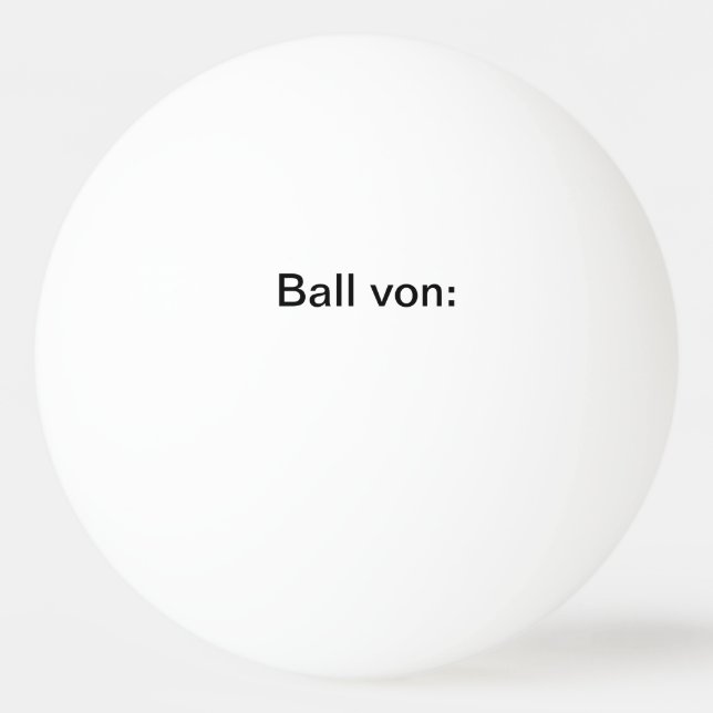 3-Sterne Tischtennisball mit einfügbarem Namen Pingisboll (Framsidan)