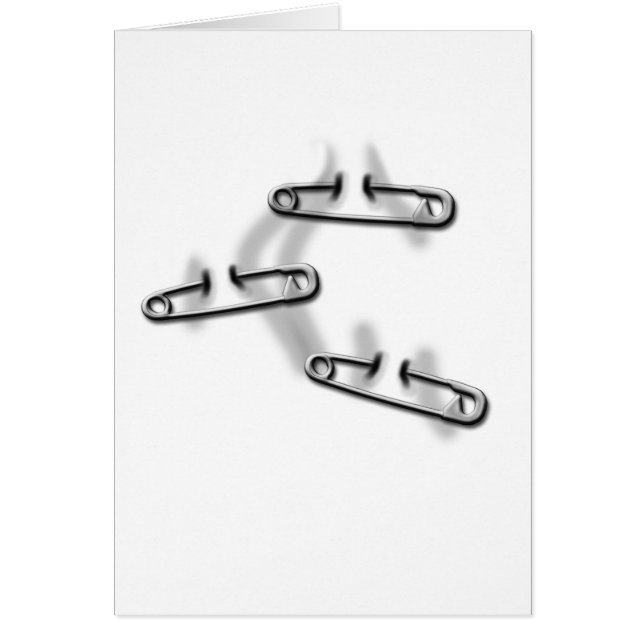 3 Stift Safety Hälsningskort (Framsidan)