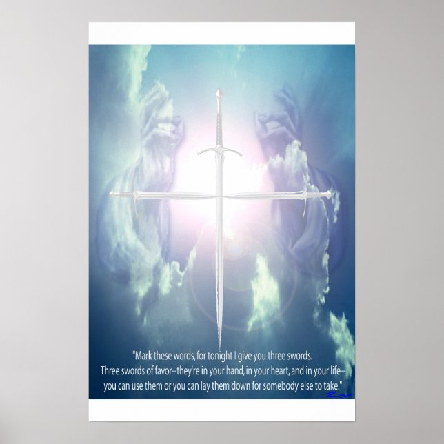 3 svärd profetia poster (Framsidan)