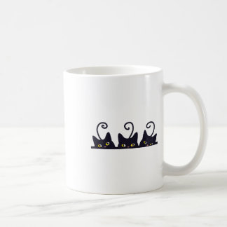 3 Svarta katter Lovers Design Women Manar Gir Kaffemugg