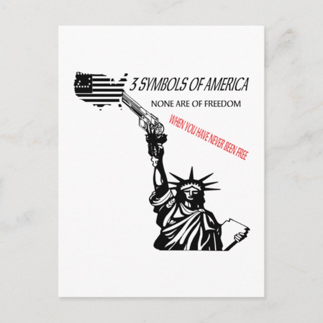 3 symboler vita vykort (Framsida)