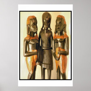 3 systrar från Kenya Poster