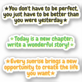 3 Todays Motivational Quotes | Inspirational  Klistermärken