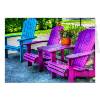 3 Tomma stolar Hälsningskort