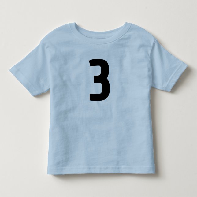 3 TRE JERSEY Blue T-SHIRT (Framsida)