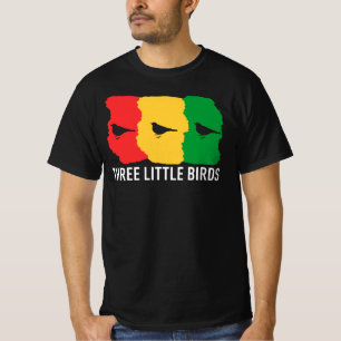 3 Tre små fåglar Allt Irie Rasta Reggae T Shirt