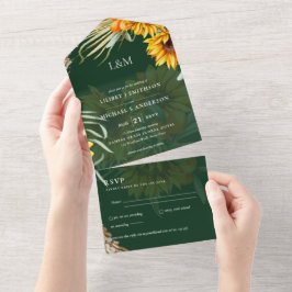 3 tum1 Monogram Solblommor Pampas Grass Bröllop OS