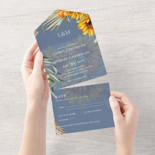 3 tum1 Monogram Solblommor Pampas Grass Bröllop OS