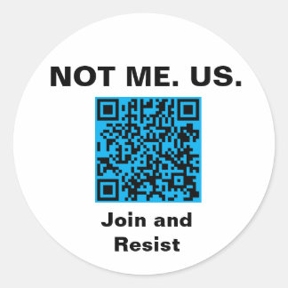 3-tums fyrkantiga klistermärken. Lakan av 6. Runt Klistermärke