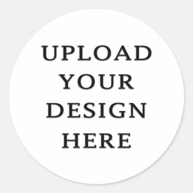 3-tums Round Sticker Runt Klistermärke (Framsida)