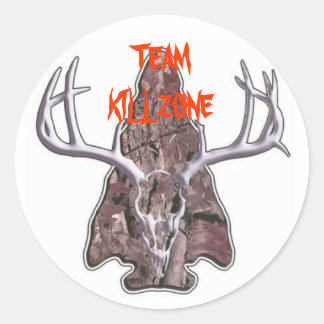 3-TUMS TEAMKILLZONE ROUND DECALS RUNT KLISTERMÄRKE