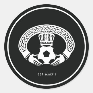 3-tumsskåpet runt klistermärke