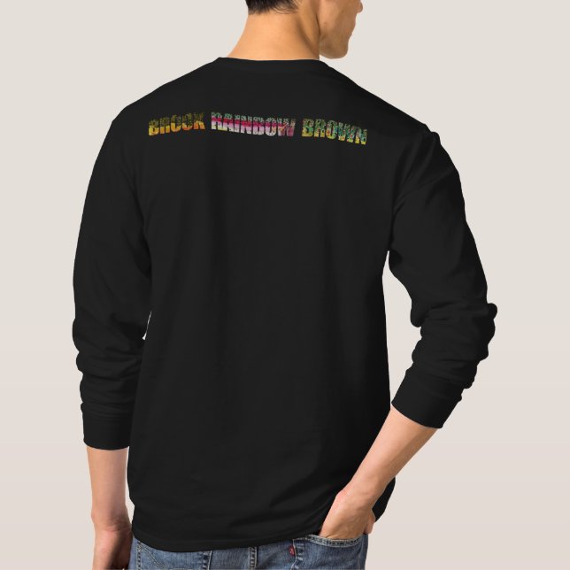 3 Vackra regnbåge Skinsar T-shirt (Baksida)