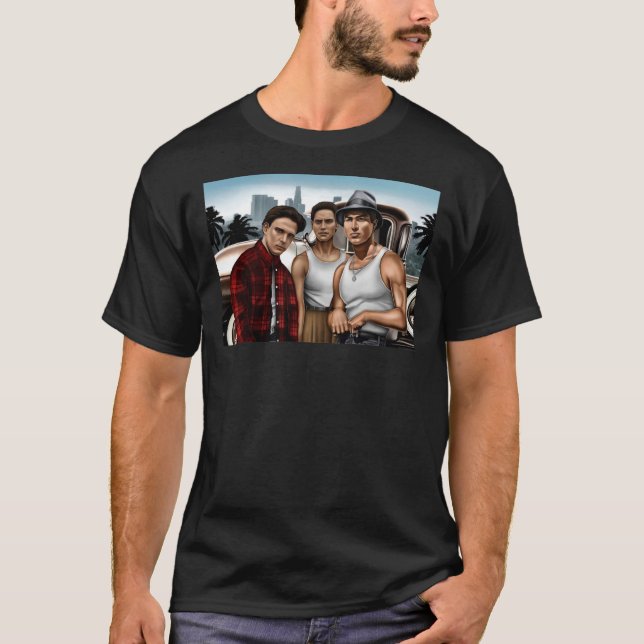 3 vatos locos chicano Classic T-Shirt (Framsida)